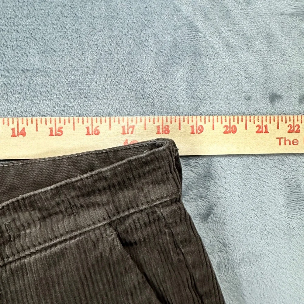 Eredi Pisano Roma Mens Brown Corduroy Slim Fit Pants Taglia 54 Made in Italy